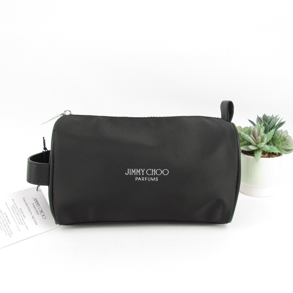 NWT Jimmy Choo Parfums Black Toiletry Pouch